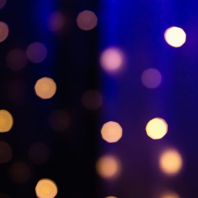 Blue Bokeh Lights