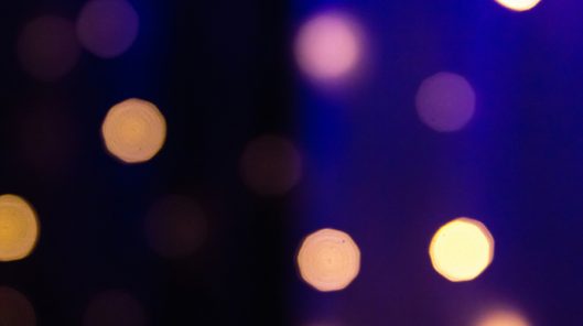 Blue Bokeh Lights