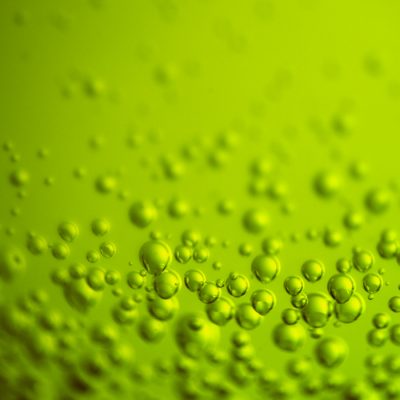 Abstract Green Small Bubbles Image