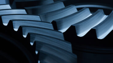 Close Up Of Cock Wheels With Blue Light