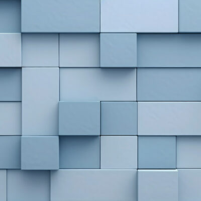 Pastell Blue Blocks, Closeup Of Mosaic Squares, Graphics For Backgrounds In Layers 3d, Wallpaper, Texture For Web Business