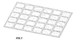 Figure 1 of the ’345 design application six -by-five